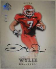 Devon Wylie [Autograph Gold] Football Cards 2012 SP Authentic Prices