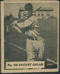 August Galan Baseball Cards 1936 World Wide Gum Prices