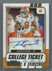 Travis Etienne [Autograph] #112 Football Cards 2021 Panini Contenders Draft Picks Prices