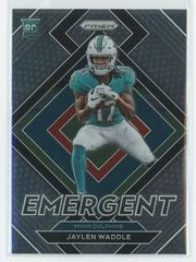 Jaylen Waddle #E-8 Football Cards 2021 Panini Prizm Emergent Prices