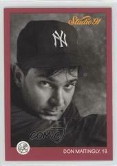 Don Mattingly #97 Baseball Cards 1991 Studio Prices