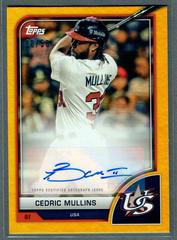 Cedric Mullins [Gold] Baseball Cards 2023 Topps World Classic Autographs Prices