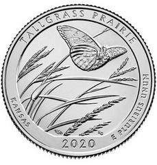 2020 S [TALLGRASS PRAIRIE PRESERVE] Coins America the Beautiful Quarter Prices