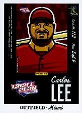 Carlos Lee #113 Baseball Cards 2012 Panini Triple Play Prices