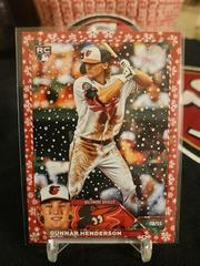 Gunnar Henderson [Red] #H4 Baseball Cards 2023 Topps Holiday Prices