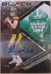 Kenny Pickett [Autograph Emerald] Football Cards 2022 Panini Black Prices