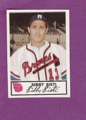 Sibby Sisti #13 Baseball Cards 1953 Johnston Cookies Braves Prices