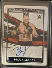 Brock Lesnar #SS-BLS Wrestling Cards 2022 Panini Impeccable WWE Stainless Stars Autographs Prices