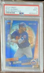Pete Alonso [Blue Refractor] #44 Baseball Cards 2019 Topps Finest Prices