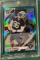 Clelin Ferrell [Green Auto] #104 Football Cards 2019 Donruss Optic Prices