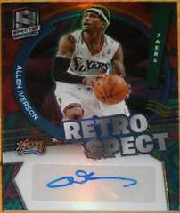 Allen Iverson [Marble] Basketball Cards 2021 Panini Spectra RetroSpect Autographs Prices