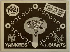 Yankees VS Giants [1921] #18 Baseball Cards 1967 Laughlin World Series Prices