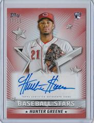 Hunter Greene [Red] Baseball Cards 2022 Topps Update Stars Autographs Prices