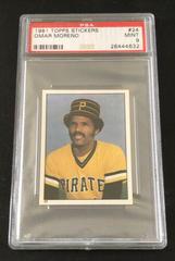 Omar Moreno #24 Baseball Cards 1981 Topps Stickers Prices