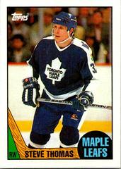 Steve Thomas Hockey Cards 1987 Topps Prices