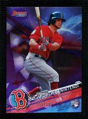 Andrew Benintendi [Purple Refractor] Baseball Cards 2017 Bowman's Best Prices