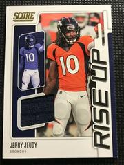 Jerry Jeudy Football Cards 2022 Panini Score Rise Up Prices