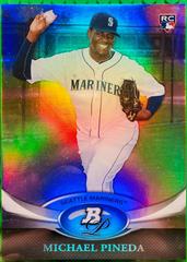 Michael Pineda #55 Baseball Cards 2011 Bowman Platinum Prices