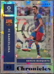 Sergio Busquets [Blue Astro] Soccer Cards 2021 Panini Chronicles La Liga Prices