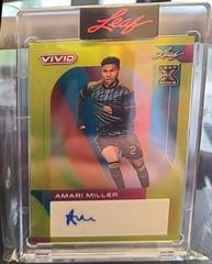Amari Miller Soccer Cards 2022 Leaf Vivid Autographs Prices