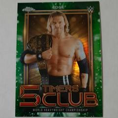 Edge [Green Refractor] #5T-5 Wrestling Cards 2021 Topps Chrome WWE 5 Timers Club Prices