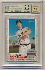 Paul Goldschmidt [Red Ink] #PG Baseball Cards 2017 Topps Heritage Real One Autographs Prices