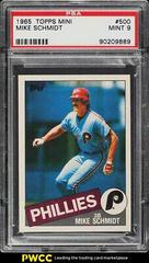 Mike Schmidt #500 Baseball Cards 1985 Topps Mini Prices