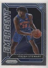 Isaiah Stewart #2 Basketball Cards 2020 Panini Prizm Emergent Prices