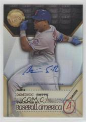 Dominic Smith [Autograph] Baseball Cards 2017 Bowman's Best Baseball America's Dean's List Prices