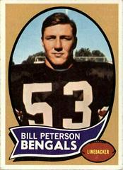 Bill Peterson Football Cards 1970 Topps Prices