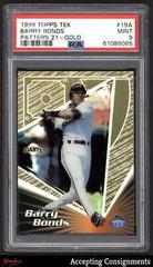 Barry Bonds #19A Baseball Cards 1999 Topps Tek Gold Prices