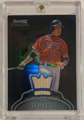 Chipper Jones [Relic Black Refractor] Baseball Cards 2005 Bowman Sterling Prices