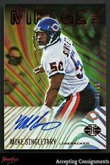Mike Singletary [Red] #MI-MS Football Cards 2021 Panini Illusions Mirage Ink Autographs Prices