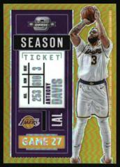 Anthony Davis [Gold] #89 Basketball Cards 2020 Panini Contenders Optic Prices