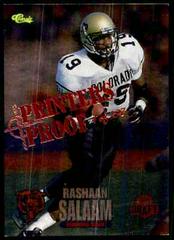 Rashaan Salaam [Printer's Proof] #21 Football Cards 1995 Classic NFL Rookies Prices