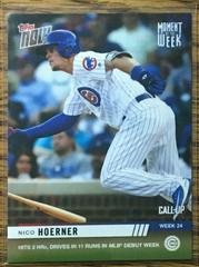 Nico Hoerner #MOW-24 Baseball Cards 2019 Topps Now Moment of the Week Prices