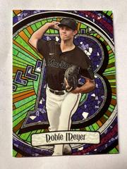 Noble Meyer [Gold] Baseball Cards 2023 Bowman Draft Glass Prices