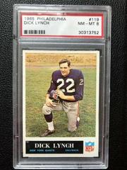 Dick Lynch #119 Football Cards 1965 Philadelphia Prices