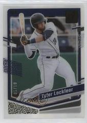 Tyler Locklear [Gold] #6 Baseball Cards 2023 Panini Chronicles Clearly Donruss Prices