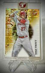 Mike Trout [Encased Gold] Baseball Cards 2022 Topps Pristine Prices