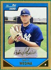 Gabriel Medina [Gold] #BP87 Baseball Cards 2007 Bowman Prospects Prices