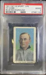 Ty Cobb Baseball Cards 1911 M116 Sporting Life Prices