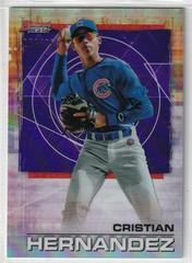 Cristian Hernandez [Purple Refractor] #3 Baseball Cards 2021 Bowman’s Best Prices