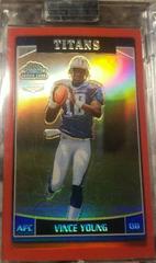 Vince Young [Red Refractor] #223 Football Cards 2006 Topps Chrome Prices