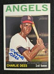 Charlie Dees Baseball Cards 2013 Topps Heritage Real One Autographs Prices