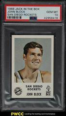 John Block Basketball Cards 1968 Jack In The Box San Diego Rockets Prices