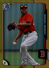 Manuel Margot [Gold Refractor] #BCP230 Baseball Cards 2015 Bowman Chrome Prospects Prices