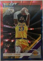 LeBron James [Red, Blue Laser] Basketball Cards 2019 Panini Donruss Prices