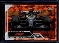 Lewis Hamilton [Orange Refractor] #104 Racing Cards 2023 Topps Chrome Formula 1 Prices