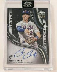 Brett Baty #SFA-BB Baseball Cards 2023 Topps Chrome Black Super Futures Autographs Prices